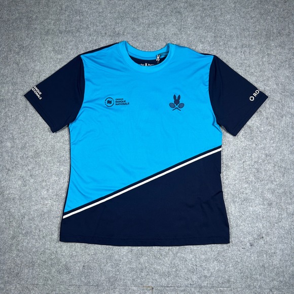 Psycho Bunny Tops - NWT Psycho Bunny T Shirt Women's large Blue Volunteer Tennis Canada jersey